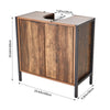 Rustic Brown Bathroom Under Sink Cabinet Basin Vanity Storage Cupboard Unit