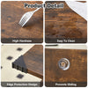 Brown Coffee Table with Lift Top Storage Shelf Wood Modern Living room