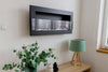 Bio fireplace 900x400 with glass Black Structural