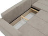 Corner Sofa Bed with Storage Universal Corner Side Velour Fabric FURYN MAXI