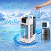 2000Ml Portable Air Conditioner Cooling Fan, 4-in-1 Mobile Evaporative Air Coole