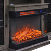 Cabinet Entertainment Console TV Stand Unit 3-Color LED Flame Electric Fireplace