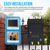 Post Box Parcel Box Combo | Lockable | Outdoor Letter & Package Storage
