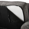 Modern Chenille Wingback Armchair Upholstered Accent Chair Single Sofa Wood Legs