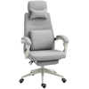 Home Office Chair Reclining Computer Chair w/ Lumbar Support Grey