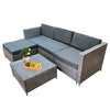 Rattan Garden Furniture Set Seater Wicker Patio Lounge Sofa Chair Table Cushion