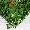 Artificial Living Green Wall Panel 100 x 100cm Plant Flower Foliage Hedge