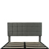 UPHOLSTERED OTTOMAN BED 4FT6 DOUBLE BED FRAME WITH STORAGE, VELVET FABRIC GREY