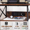 Record Player Stand 3 Tier Side Table Vinyl Record Storage up to 100 Albums End