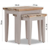 Nest of 2 Tables Set of Sofa Coffee Side Tables Wooden Lamp Stand Florence Furni