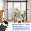 KELIXU No Drill Room Divider Curtain Rod Adjustable 4-10ft Tension Floor to Ceil