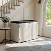 975L Outdoor Storage Box Garden Patio Plastic Chest Container Multibox with Base