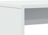 Dining Table Bench Set 3pc 4 Seater Rectangular Kitchen Dining White Wood Modern