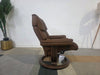 Stressless Ruby Classic Warm Brown Batick Leather Recliner Chair RRP £2099