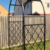 Woodside Blundeston Decorative Metal Garden Trellis Arch Climbing Plant Support