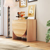 Folding Multifunction Table Drop Leaf Extendable Dining Table-Natural