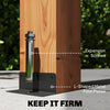 3 x 3 m Wooden Pergola, Garden Pergola Gazebo Grape Trellis, Maple Wood-effect