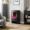 All-In-One Electric Fireplace Set, Mantelpiece & Flame Heater Decoration Smart