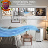 9000 BTU Portable Air Conditioner WiFi Smart AC Dehumidifier Fan Alexa Control