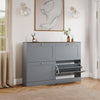 Vida Designs 4 Drawer Shoe Cabinet Hallway Storage Space Unit Shelf