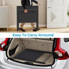 Foldable Desk with Monitor Stand,Folding Desk 80 * 51 * 81cm,Table for Office