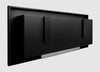 Bio fireplace 900x400 with glass Black Structural