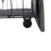 Ottoman Storage Gas Lift Bed Frame Upholstered Bed with LED 5 ft King Size Bed