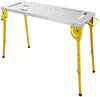 30"x20" Foldable Welding Table 350LB Capacity Steel Workbench Adjustable Angle