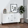 Modern Wooden Sideboard Storage Cabinet Unit With 2 Doors & 2 Drawers Wood Units