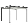 3x3(m) Pergola Gazebo Awning Canopy Garden Sun Shade Shelter Aluminium