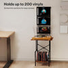 Record Stand Player Display Storage Shelf Cabinet 2 Shelves 3 Racks