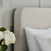 Dusk Ascot Natural Linen Look Fabric King Size Ottoman Storage Bed RRP £999