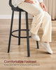 Tall Bar Stools, Bar Chairs with Backrest，1 set for 2 pieces，LBC026B02V1