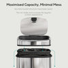68L Sensor Dustbin Stainless Steel Automatic Kitchen Waste Bin Silver