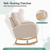 Nursing Rocking Chair Nursery Glider Rocker Armchair for Living Room