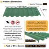 Metal Roof Shingles - Galvanized Zinc Corrugated Roofing Tile for Homes, Sheds
