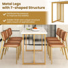 Modern Dining Table for 6-8 People 160cm Rectangular Kitchen Table
