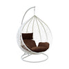 Hanging Rattan Egg Chair Garden Swing Chairs Patio Indoor Outdoor With Cushions