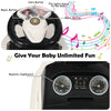 3 in 1 Baby Ride on Push Car Toy Kids Stroller Sliding Walking Car-White
