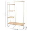 Heavy Duty Metal Clothes Rail Storage Garment Shelf Hanging Display Stand Rack