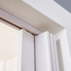 Panana Folding Door Effect PVC Internal Accordion Concertina Sliding Door White