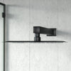Concealed Thermostatic Shower Mixer Square Chrome Bathroom Twin Head Valve Set