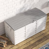 Large Outdoor Storage Box Garden Patio Plastic Chest Lid Container Multibox Shed