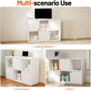 6 Cube Bookcase Shelving Display Shelf Storage Unit Wooden Door Pivksayotshkqfuf
