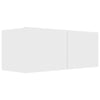 6 Piece TV Cabinet Set White Engineered Wood U1R4