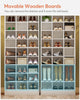 Tribesigns 30-Pair Shoe Cabinet for Entryway Wood Shoe Storage Organizer 10-Tier