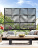72"×40" Metal Privacy ScreenOutdoor Decor Privacy Screen Heavy Duty Fence Panel