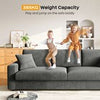 3/4 Seater Corduroy Sofa Jumbo Cord Modern Sofa Couch Seats with 2 Pillows Soft