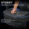 Ergonomic Computer Gaming Chair Office Recliner Massage Lumbar Support Blue Home