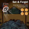Tent Fan With LED Light Cooling Fan 10000mAh USB Rechargeable Timer for Camping